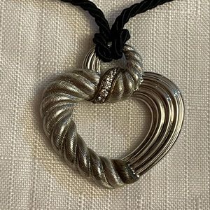 Judith Ripka sterling silver adjustable Necklace